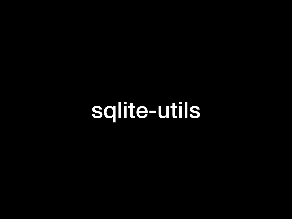 sqlite-utils