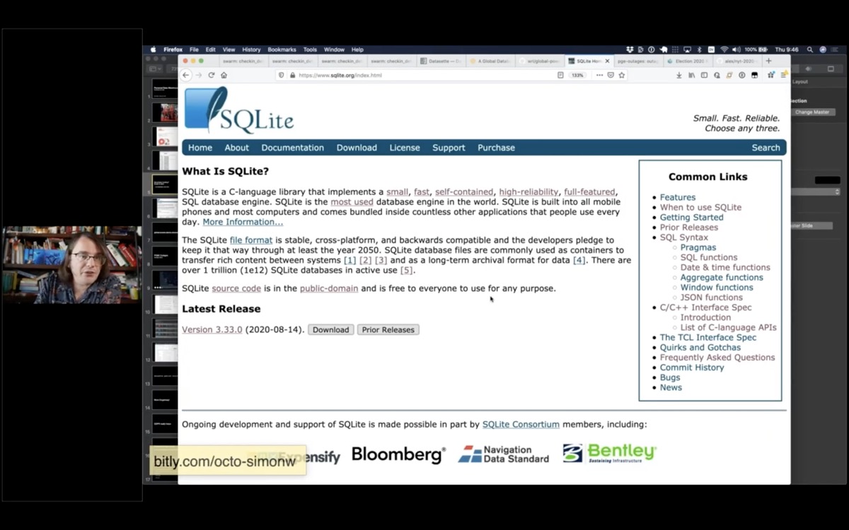 The SQLite home page