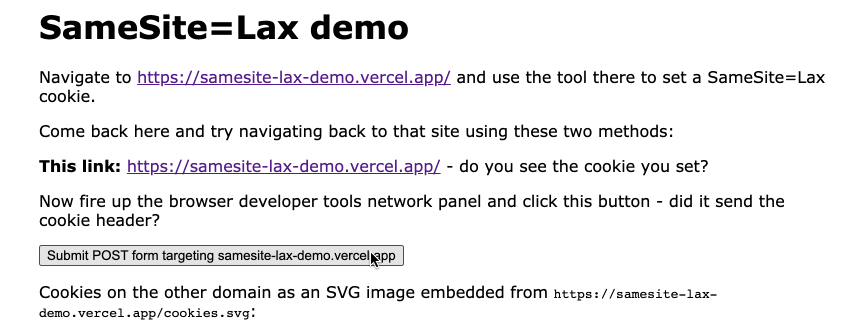 Animated demo of the tool in Chrome