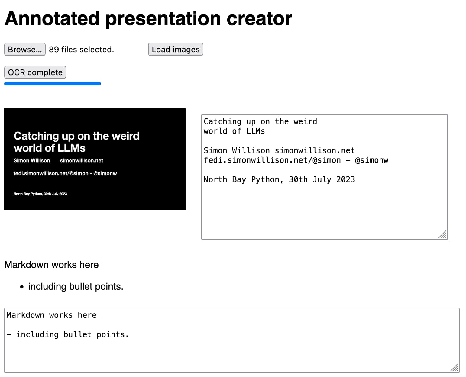 Visit How I make annotated presentations