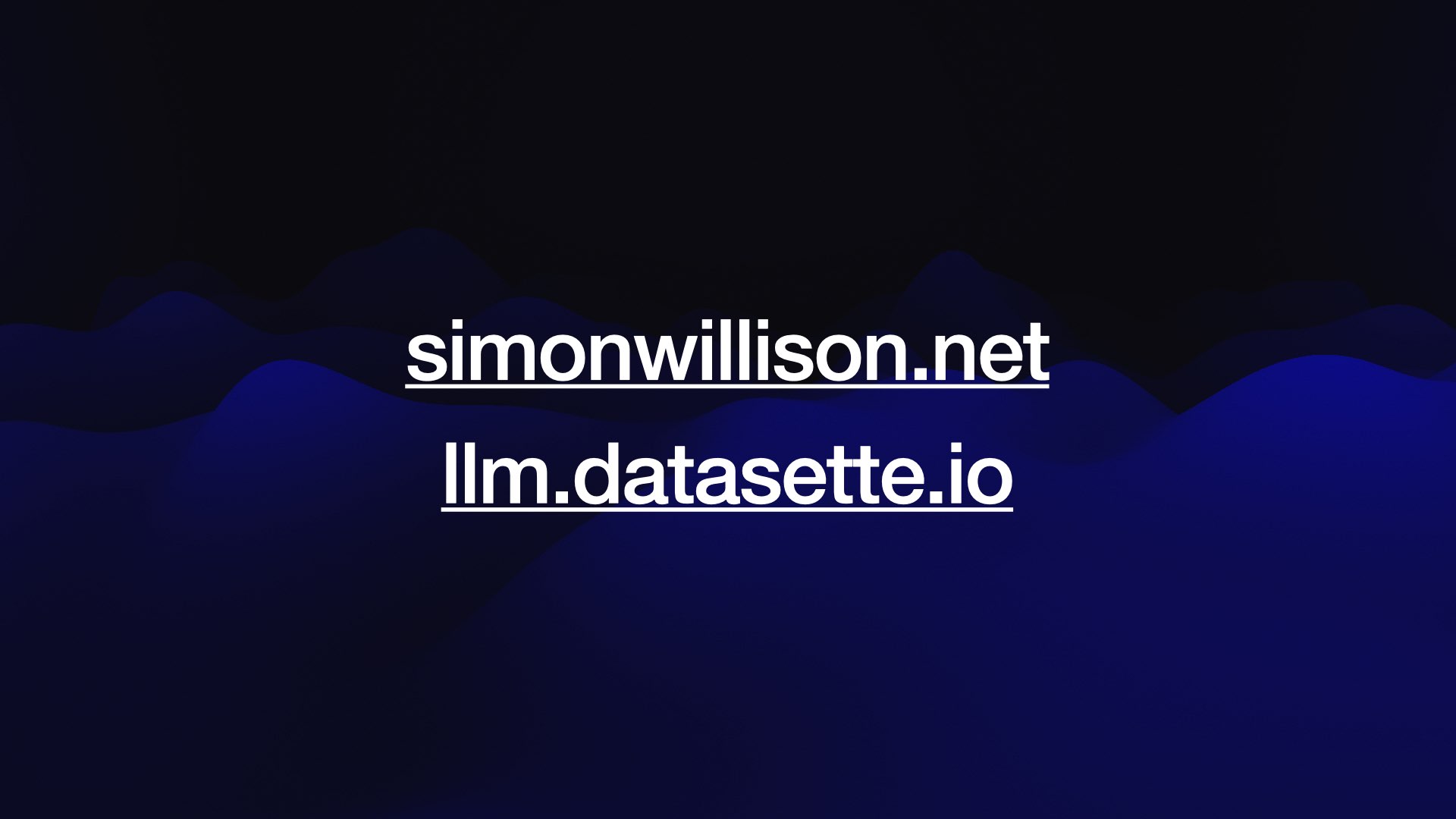 simonwillison.net lim.datasette.io