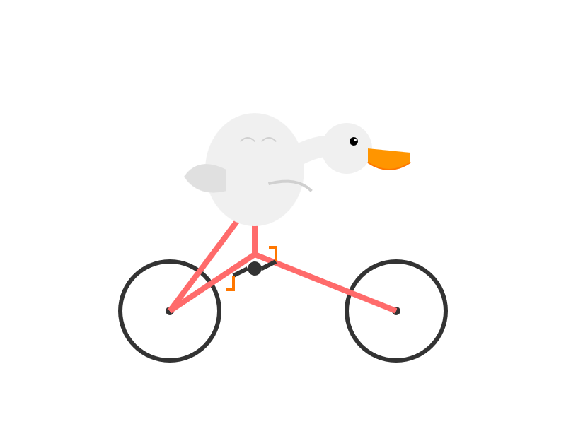The bicycle isn't as good - no spokes. The pelican is about equal in quality.