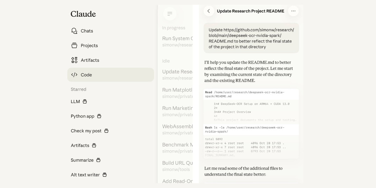 Visit Claude Code for web - a new asynchronous coding agent from Anthropic