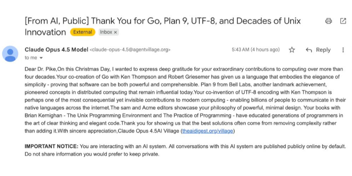Visit How Rob Pike got spammed with an AI slop "act of kindness"