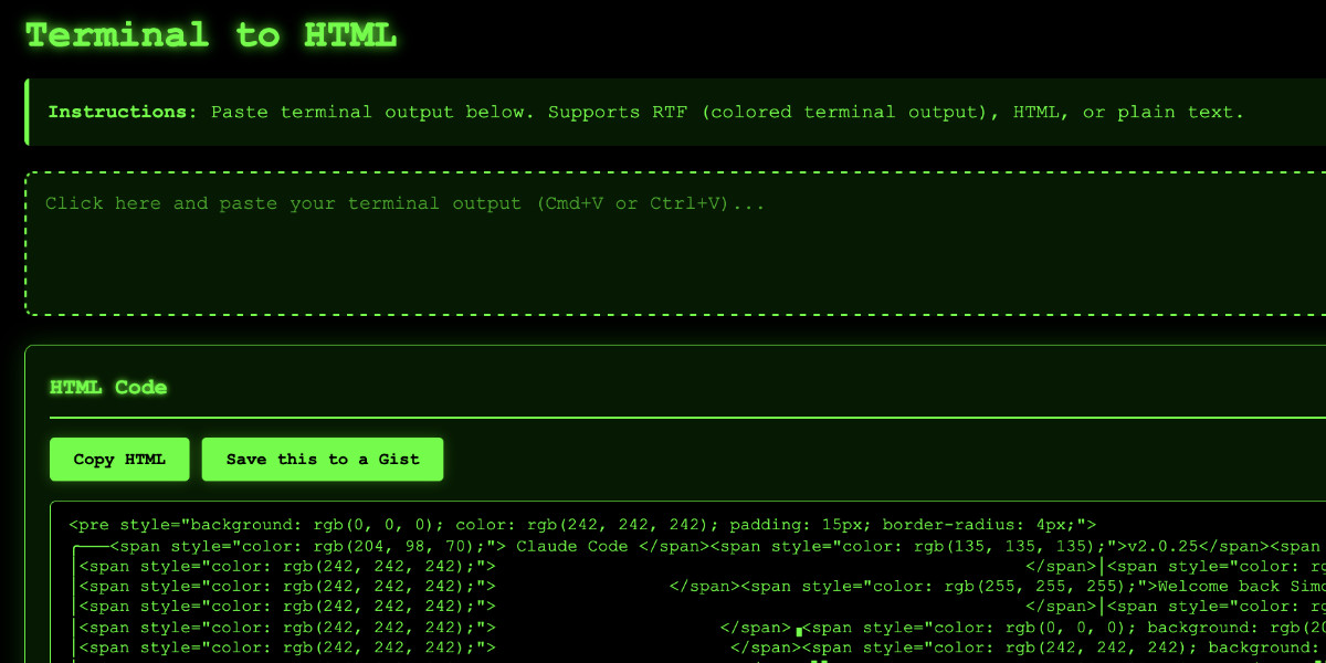Visit Video: Building a tool to copy-paste share terminal sessions using Claude Code for web