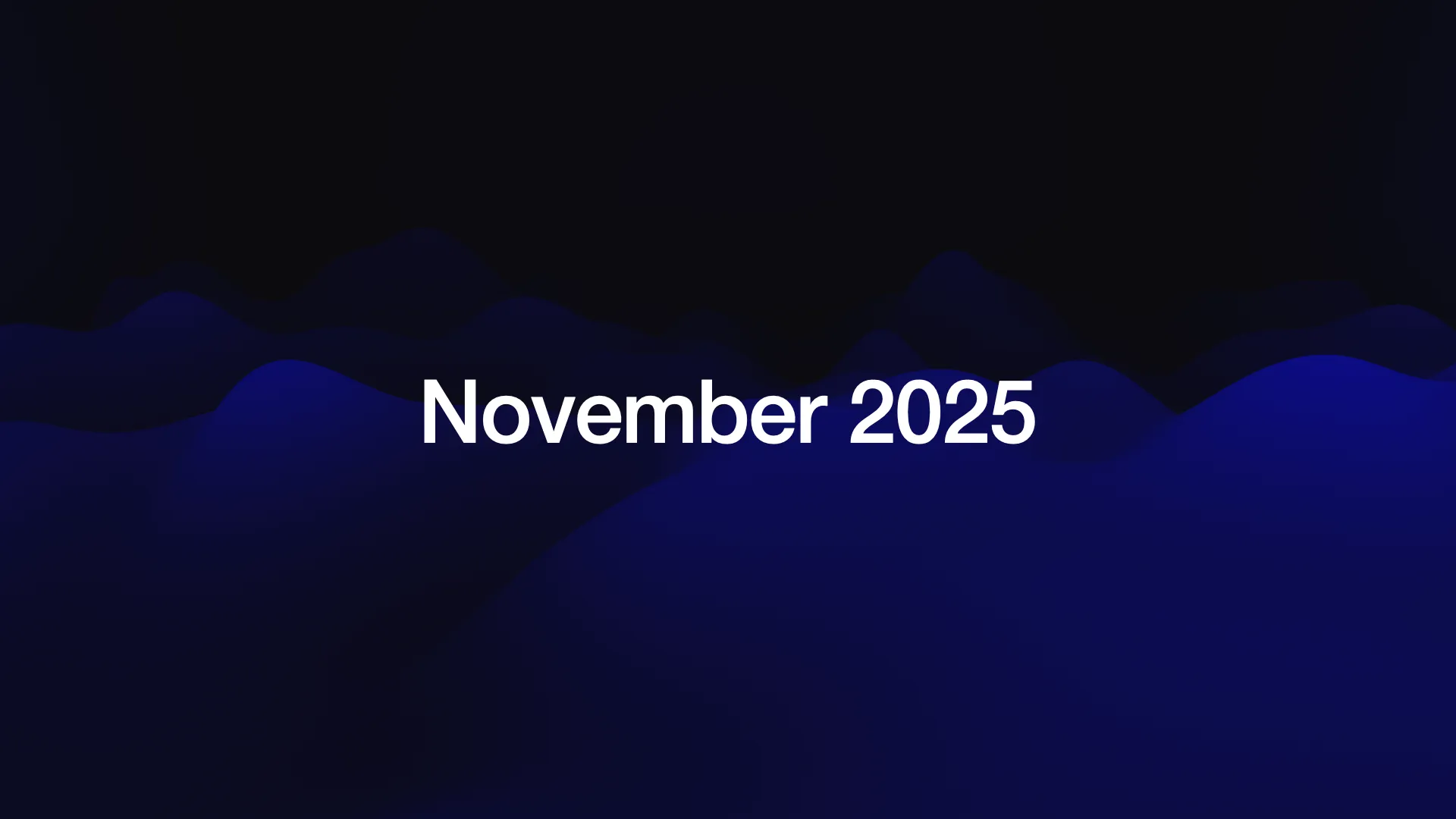 November 2025 