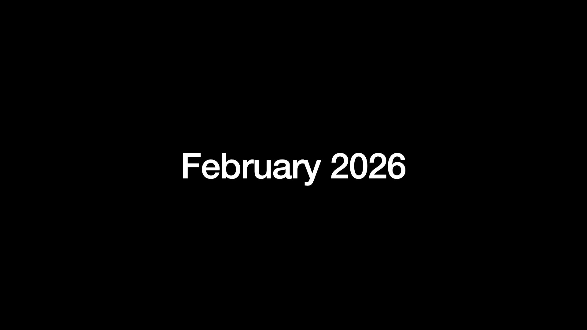 February 2026 