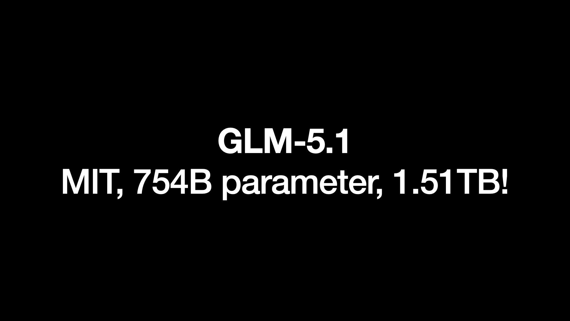 GLM-5.1 MIT, 754B parameter, 1.51TB! 