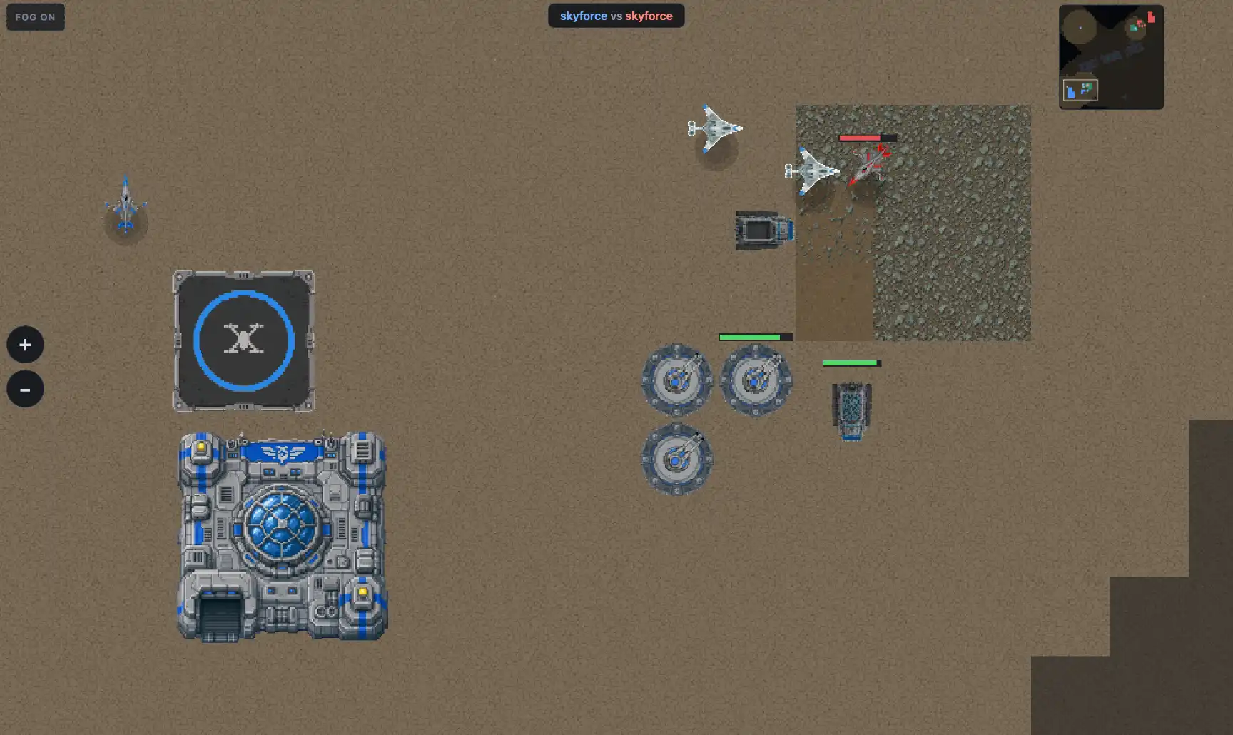 Four flying units, three turrets, a harvester and an airpad all have proper sprites now. The scrap field has a new design which doesn't look great but is at least using a graphic.