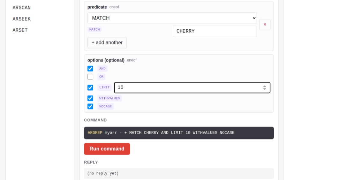 Redis Array Playground